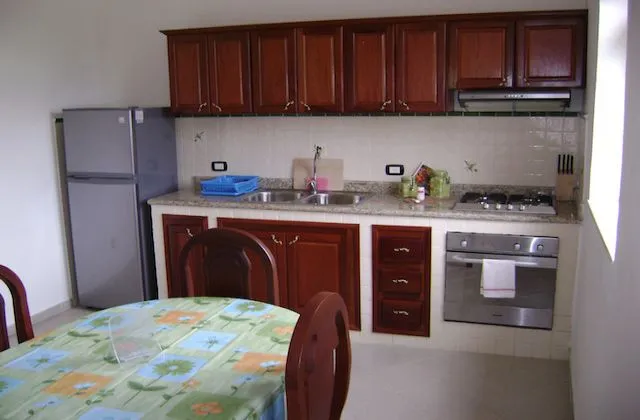 Villa Capri Boca Chica apartamento cocina